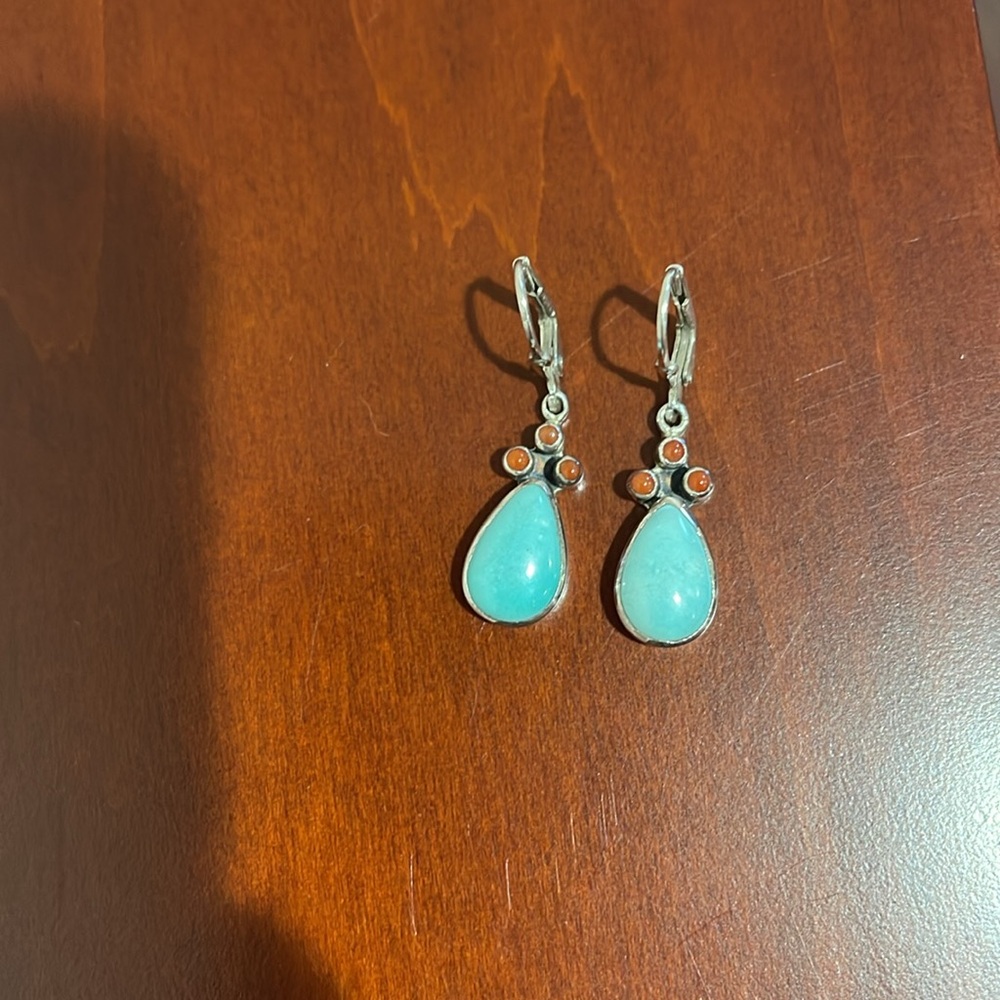 Sterling Silver Leverback Earrings